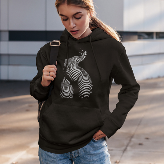 "Zebra Print Body” Hoodie