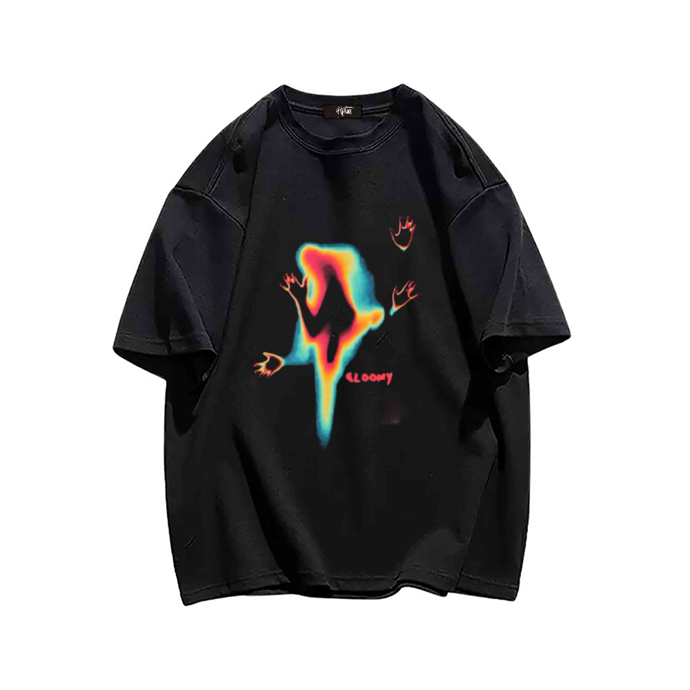 “Colorful Ghost Doodle” T-shirt