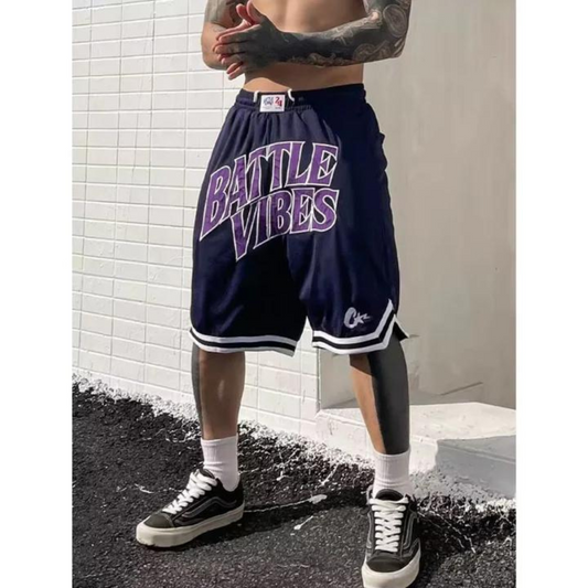 "American Letter Embroidery Sports" Shorts