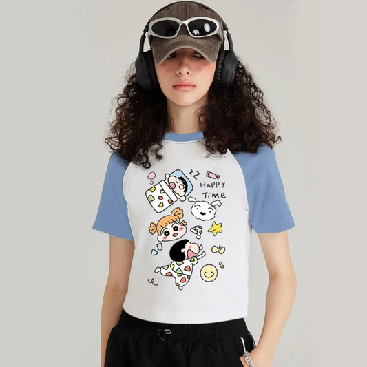 “Crayon Shin-Chan Who Loves To Sleep” T-shirt