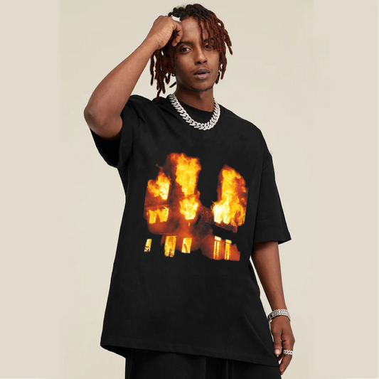 “Flame Cube” T-shirt