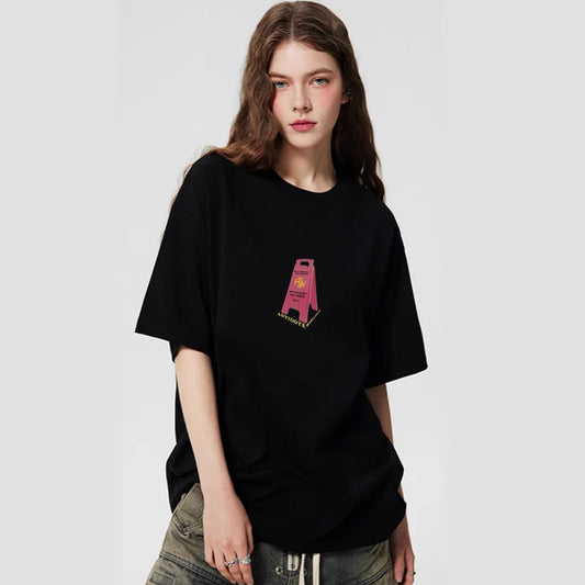 “Roadblock trendy print” T-shirt