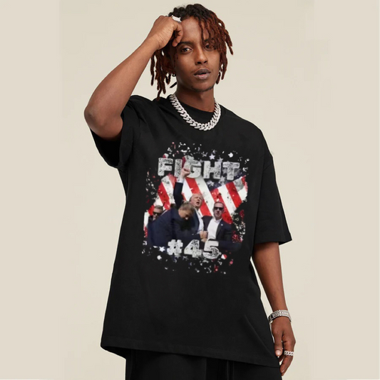 “American character letter trend niche print” T-shirt