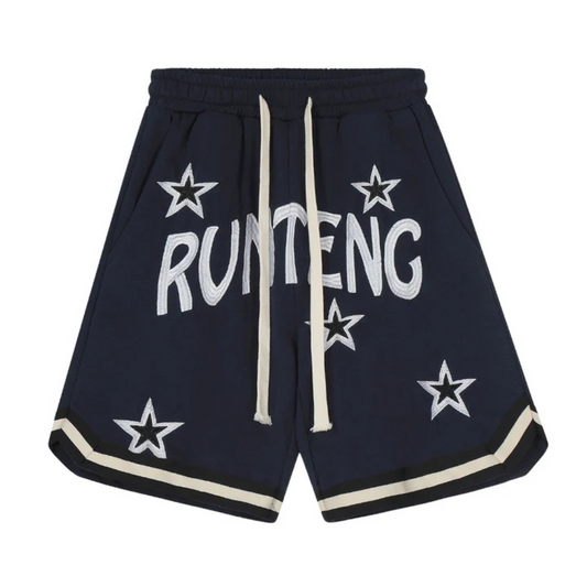 "American Star Letter Embroidery" Shorts