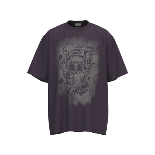 “American Cartoon Angel Devil” T-shirt