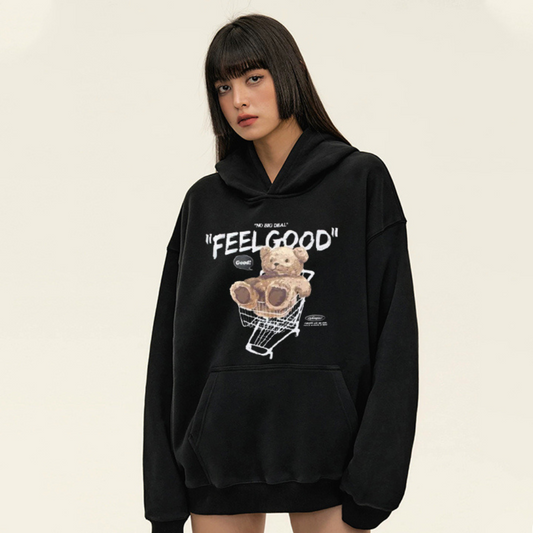 "Feel Good Bear” Hoodie