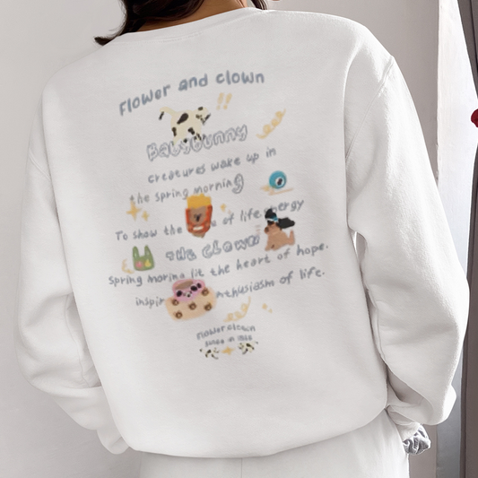 "Flower and Clown" Sweatshirt