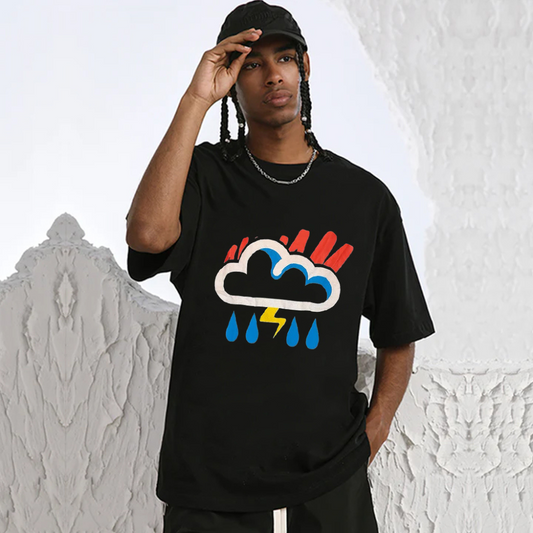 “Weather niche print” T-shirt