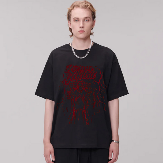 “Red Statue Of Liberty Drawing” T-shirt