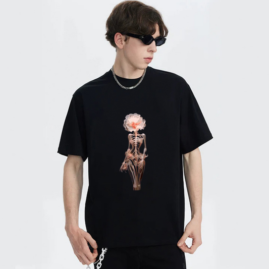 “Explosive Skull Body” T-shirt