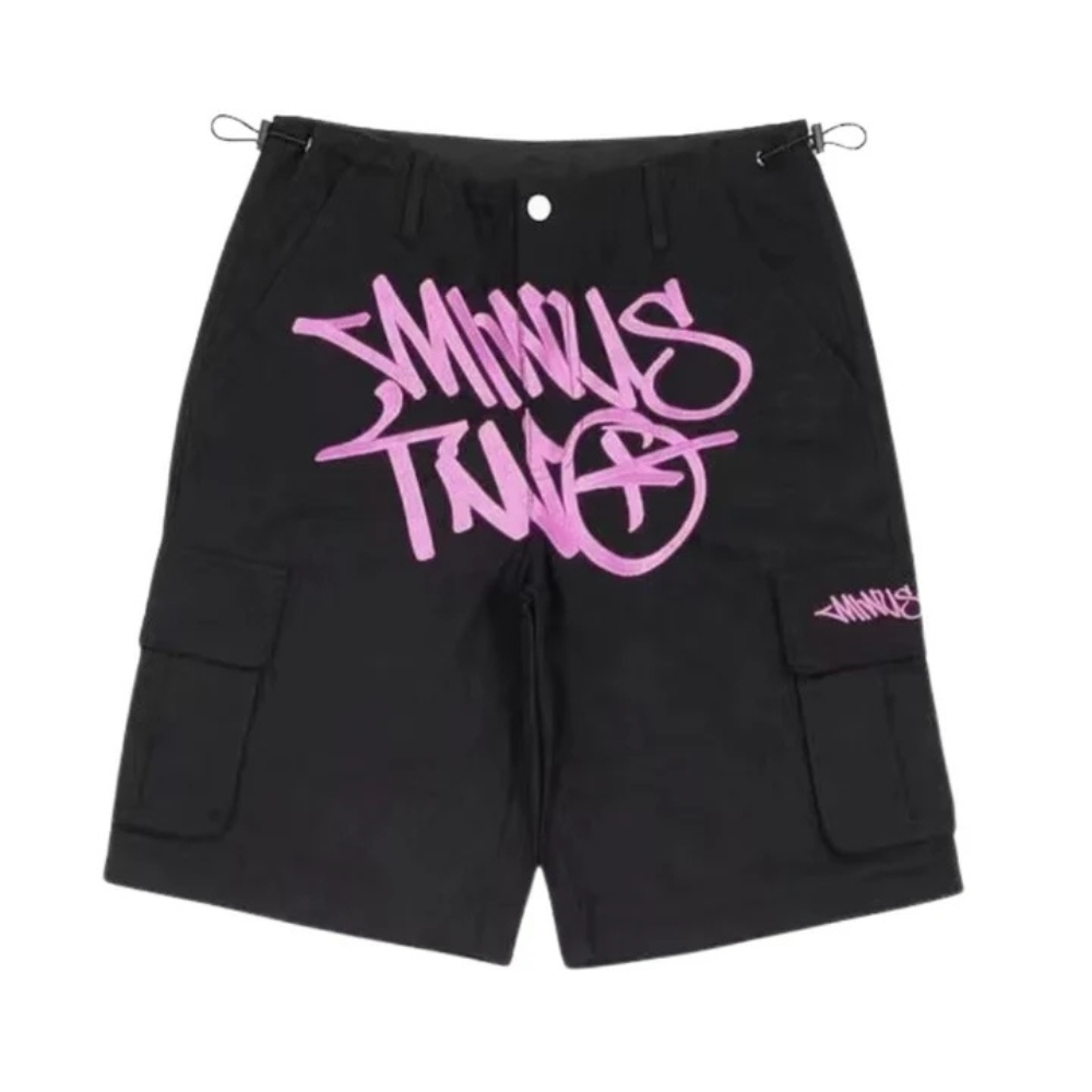 "Hip Hop Paint Splash Workwear" Shorts