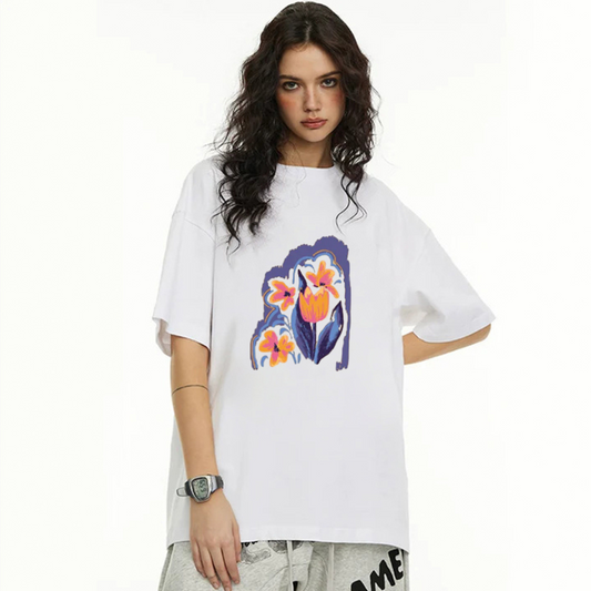 “Oil Painting Lilies” T-shirt