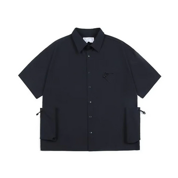 “Japanese Solid Color Lapel Cargo” Shirts