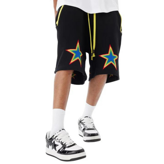 "Vintage Color Pentagram Sports" Shorts