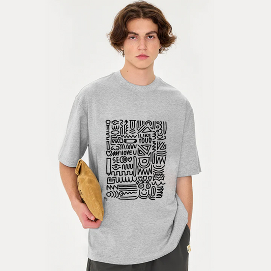 “Line Pattern” T-shirt