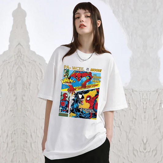 “Cartoon retro American niche spider poster print” T-shirt