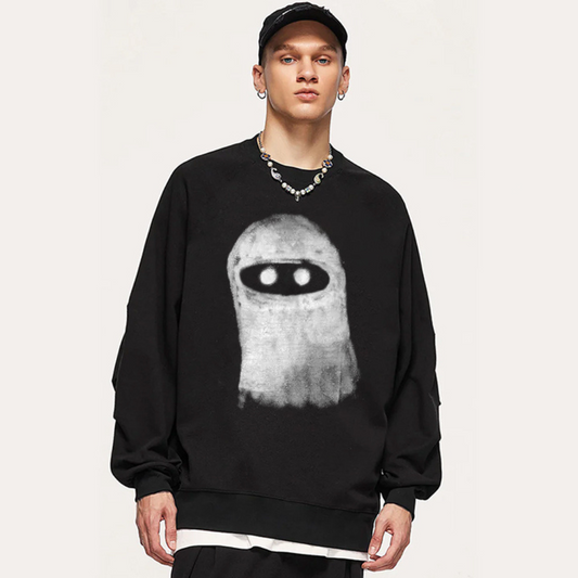 “American unique little ghost trendy print” Sweatshirt