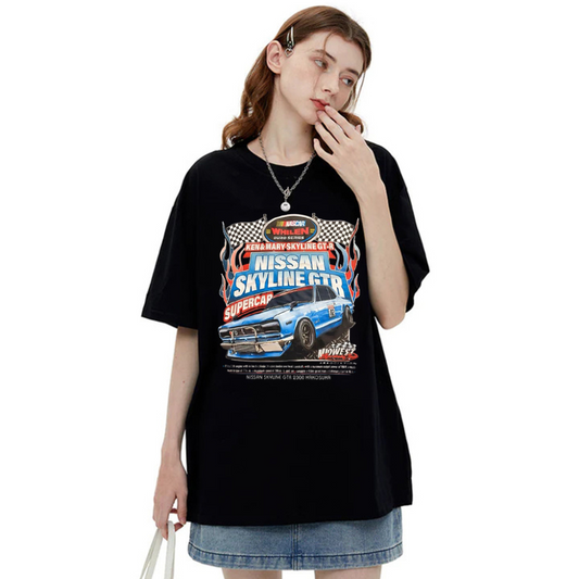 “Urban SKYLINEGR racing print” T-shirt