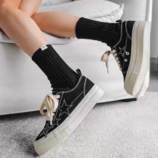 Black Stars Sneakers